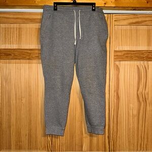 PacSun grey joggers with zipper pockets and drawstring waist size large